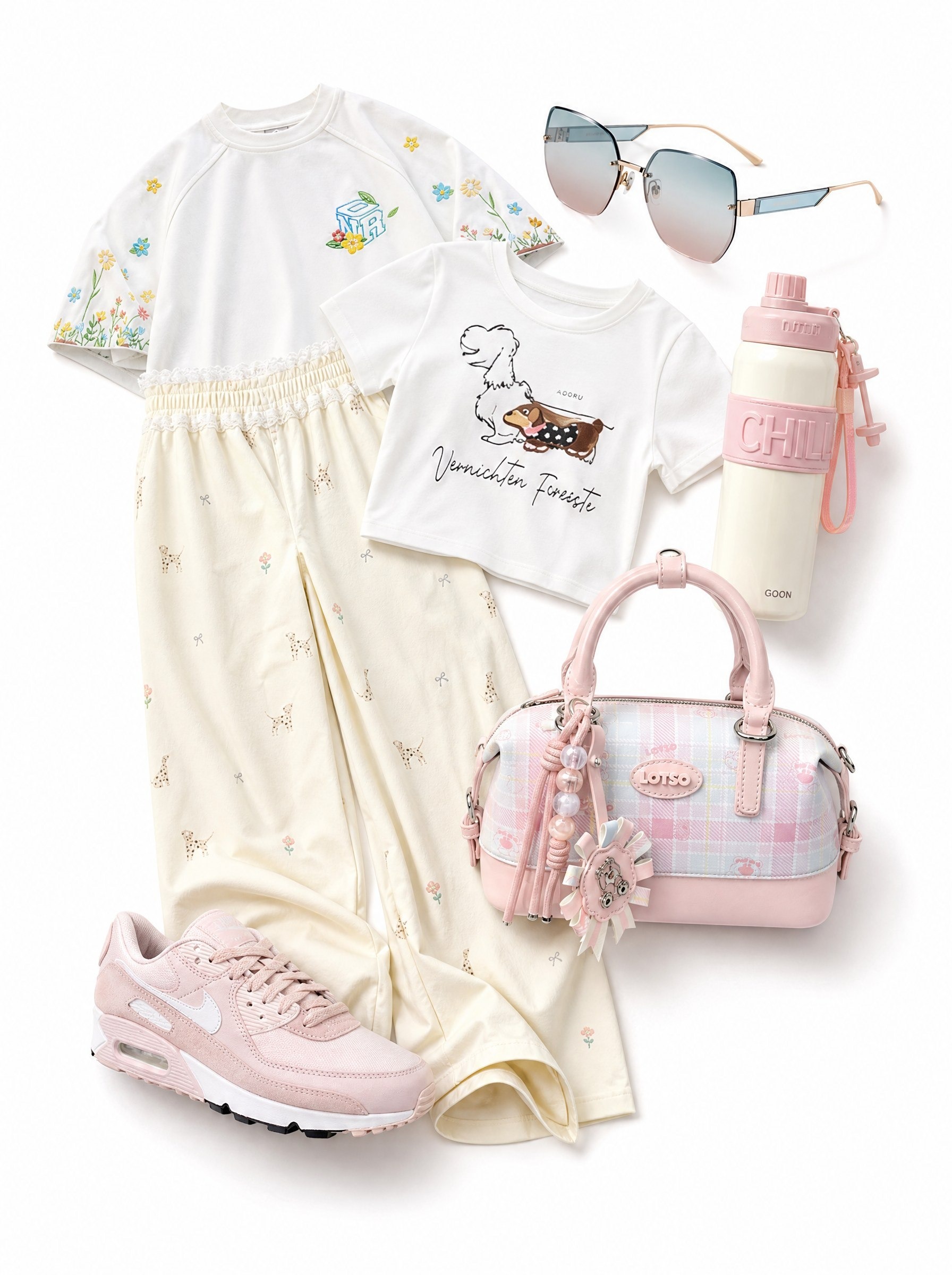 Светлый fashion-коллаж после обработки